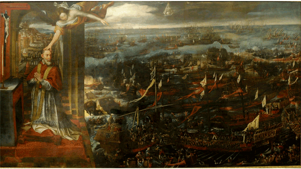 Concilio III de Toledo, óleo sobre lienzo del pintor José Martí y Monsó (1862)