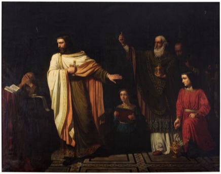 San Hermenegildo en la prisión.